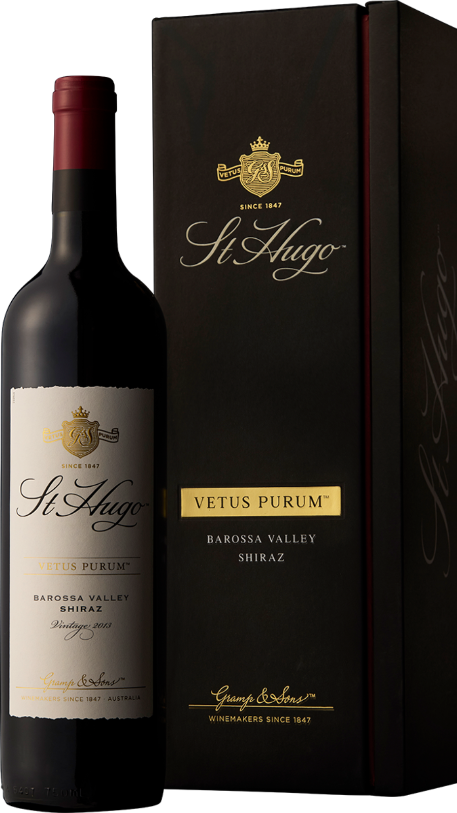 ST HUGO VETUS PURUM <br>Barossa Shiraz 2013